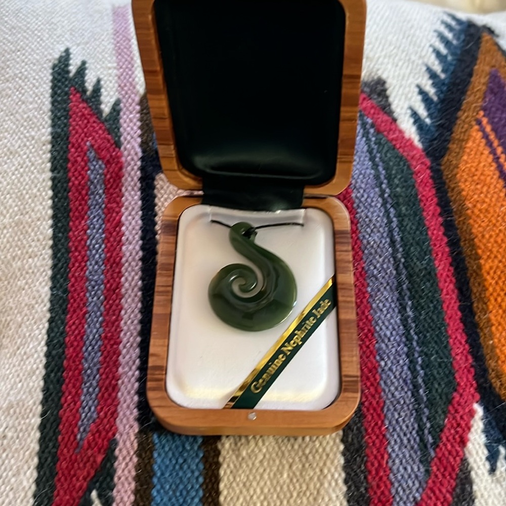 New in box jade necklace